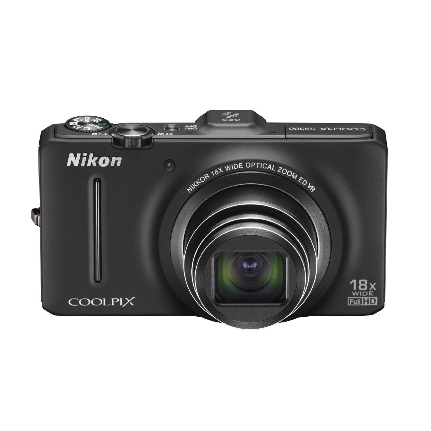 

Nikon Digital Camera COOLPIX S9300 Noble Black S9300BK