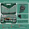 Multifunctional Automotive Ratchet Socket Wrench Tool Set