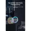 FMAi K5 Carbon Monoxide Detector Accurate detection LED Screen Portable Travel Rechargeable CO and CO2 Detector with alarm sound