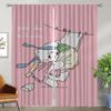 Set aus 2 eleganten Zimmergardinen Wohn Mikko Trennwand Halloween Dekoration Jalousien Fenstergardine Zuhause Mit Verdunkelung Polyester Perfekt Für Bereich