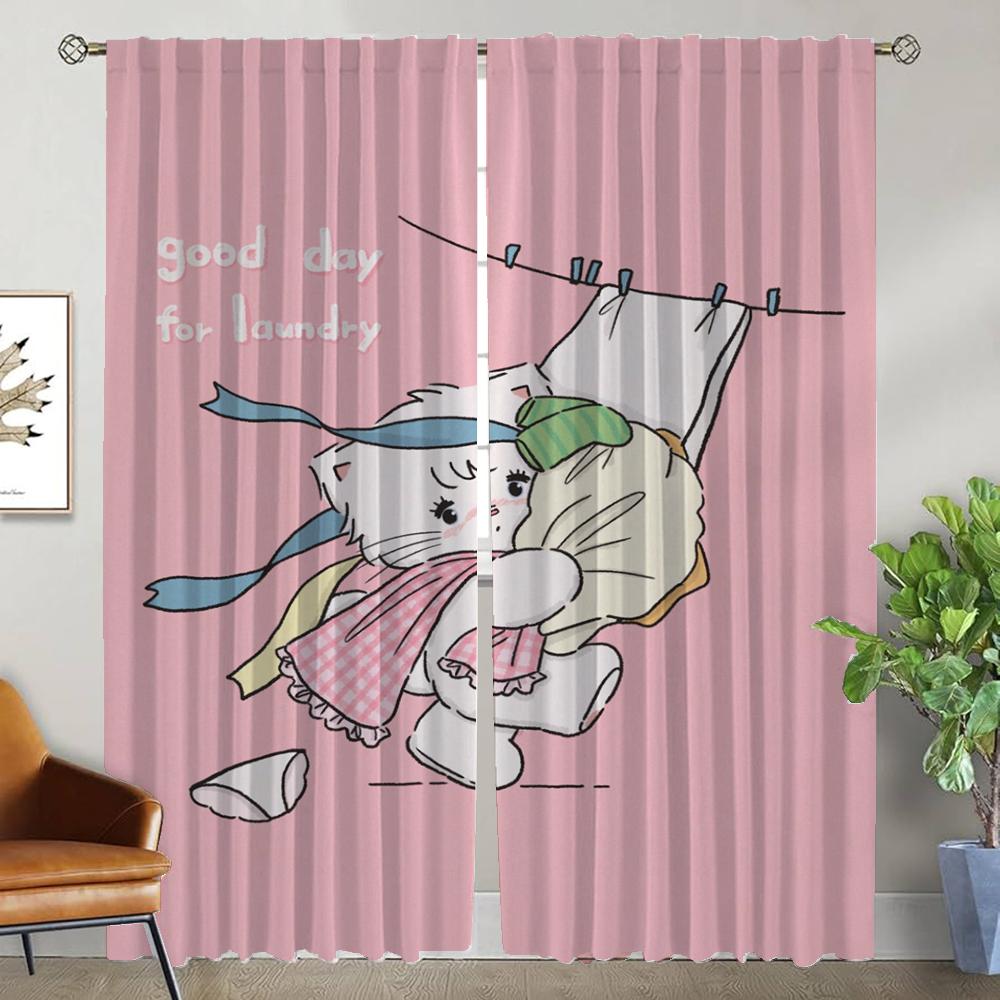 

Элегантные шторы для гостиной Mikko Partition Хэллоуинская декорация Шторы для окон Блэкаут шторы 2 штуки Дом W50xH70cmx2pcs-CL