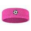 Soccer Printed High Elasticity Sweatband Polyester Polyester Knit Headband  Running