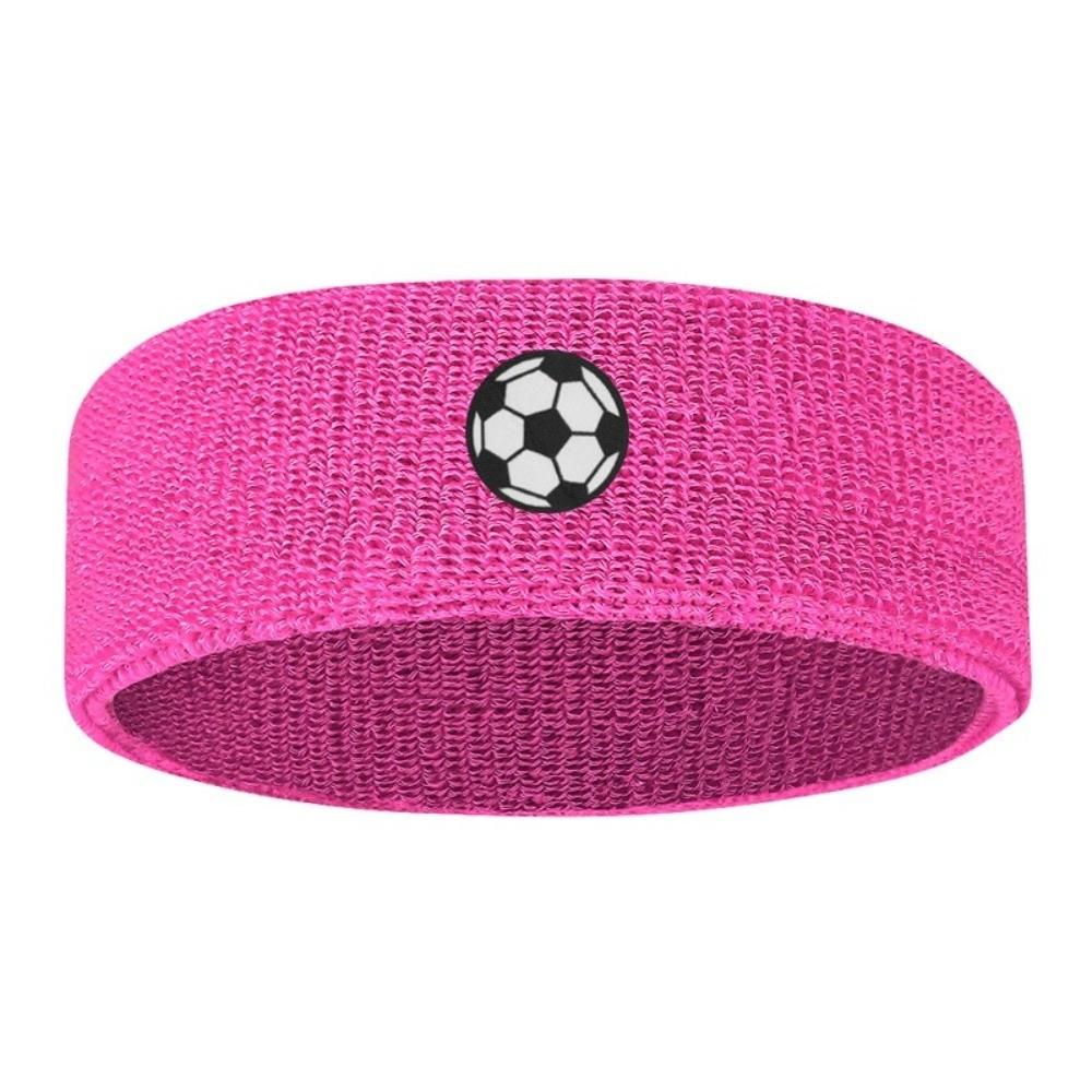 Soccer Printed High Elasticity Sweatband Polyester Polyester Knit Headband  Running