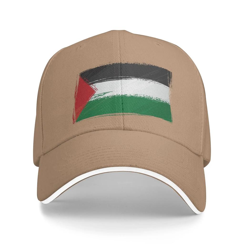 Palestinian flag Casual Baseball Cap Summer  Trucker  Sunscreen Hiking Fishing Snapback Cap Unisex Streetwear Baseball Caps