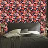 Colorful plants wallpaper in retro style for living room and bedroom 50x1000