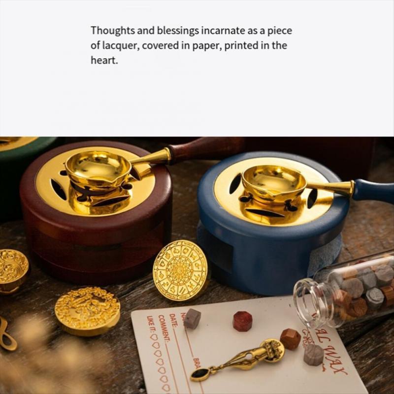 Wachssiegel-Stempelset, lackierter Stempel, Siegelwachs-Set, DIY-Bastelbedarf, dekoratives Siegelwachs-Set für Hochzeitseinladungen