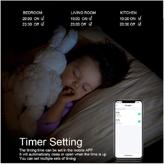 AXUS WiFi Ewelink APP Light Wall Switches Touch Smart Wireless Remote Control No Neutral Wire Install Support Alexa Google Home