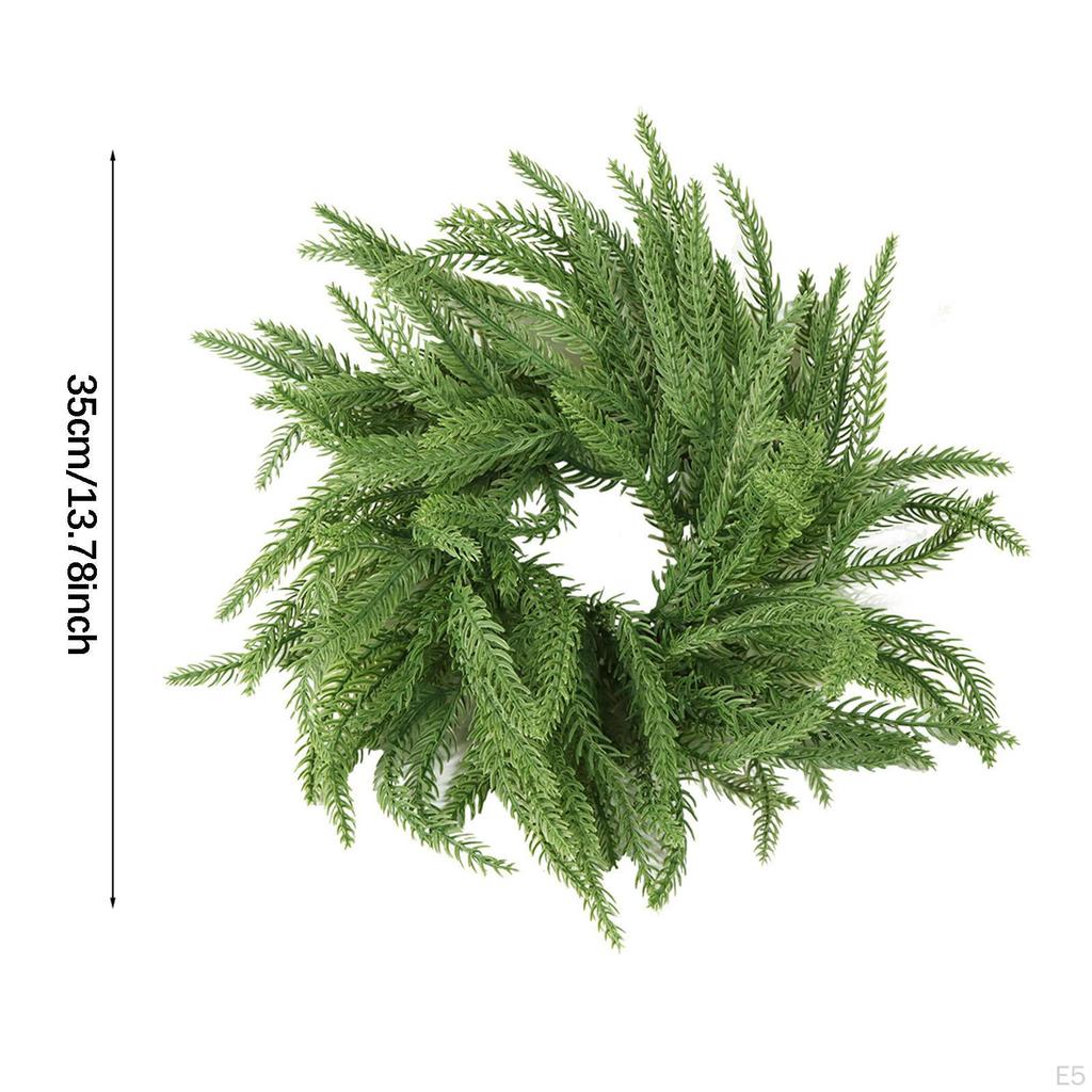 Christmas Candle Ring Decoration Holder for Celebration Kitchen Party Style A