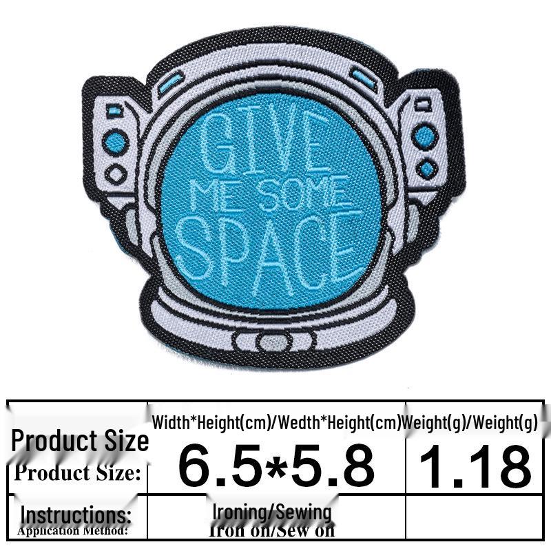 Junle Iron-On Woven Label & Cloth Patch Set