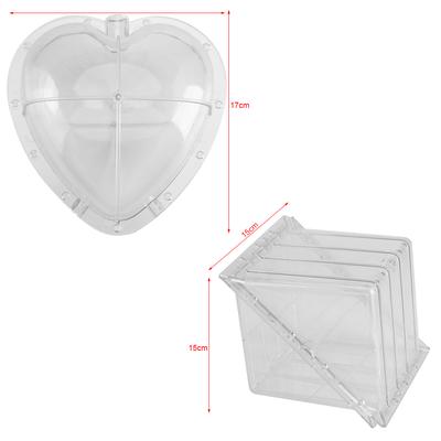 Square Heart Shaped Watermelon Pumpkin Shaping Mold Garden Fruit Growth Forming Mould Tool For Standard Watermelon/pumpkin