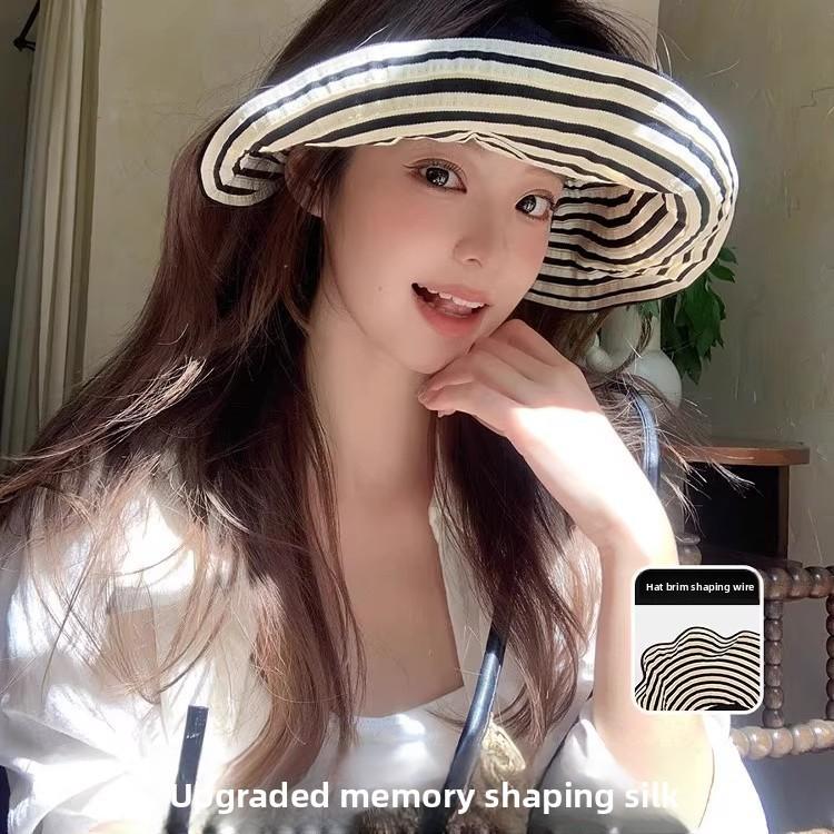 Summer Sun Hat With Wide Brim And Cotton Shell For Sun Protection And Outdoor Activities