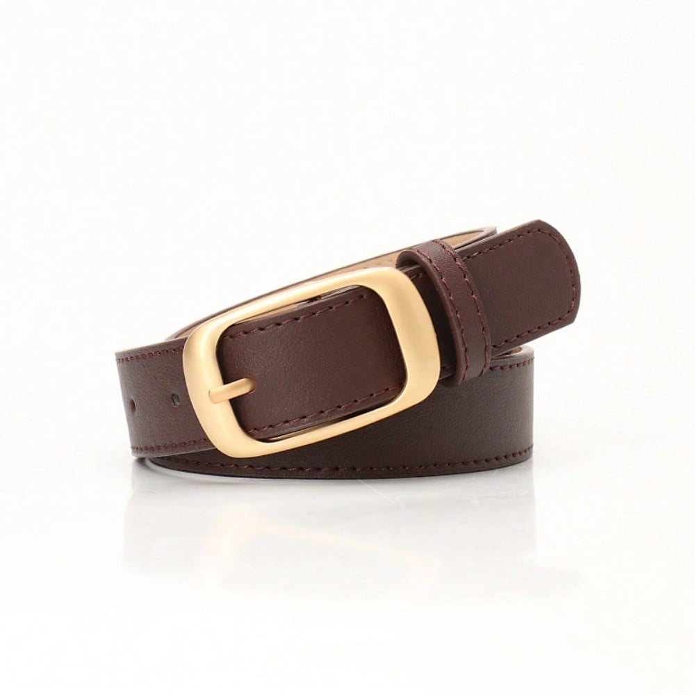 Fashion Versatile Women's Belt Simple Style Premium Sense Pin Buckle Belt Women's Decorative Jeans Belt