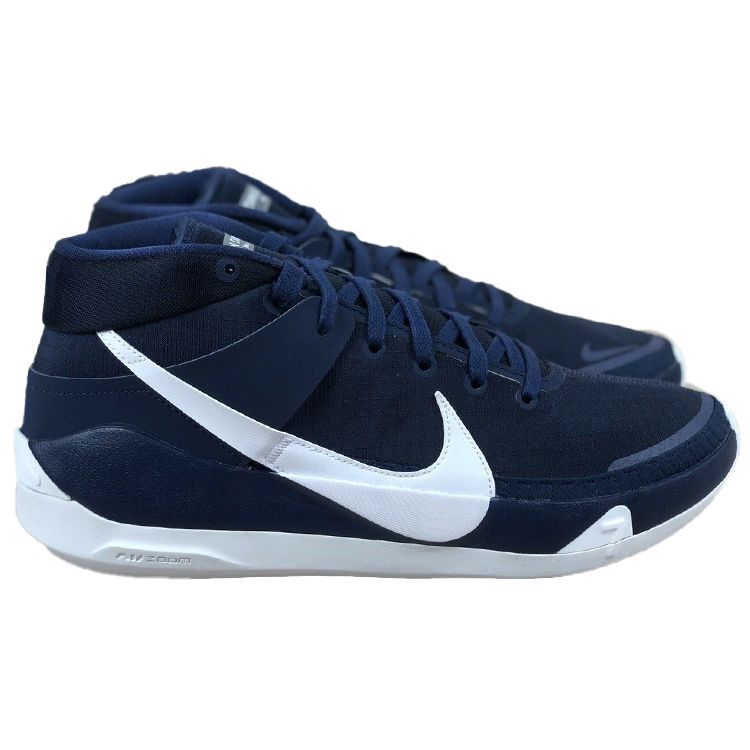 Nike KD 13 TB Midnight Navy Men Sneakers Blue White CW4115-402