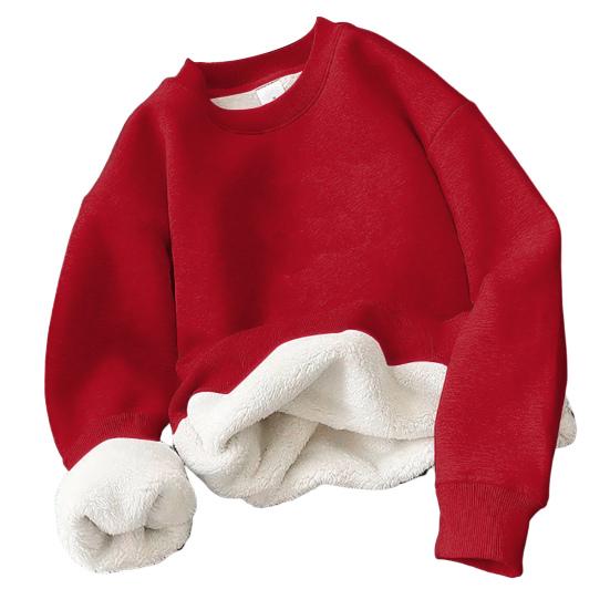 Men Sweatshirt Windproof Anti-wrinkle Breathable Fadeless Round Neck Thicken Fleece Autumn Pullover Outdoor Clothing