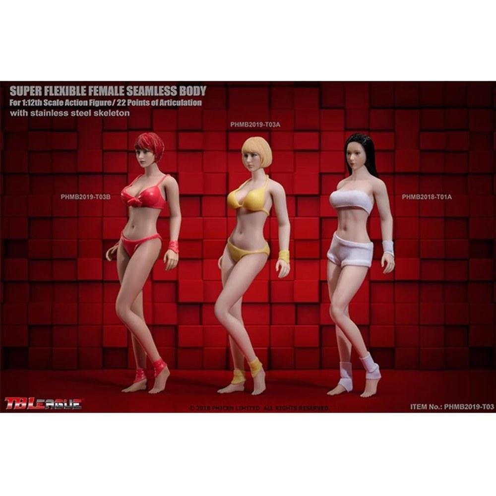 HiPlay TBLeague 1/12 Seamless Female Action Figure Body T01A Fair Skin Highly Articulated Asian Body