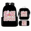 Cartoon Brainrot-Themed Backpack Crossbody Bag Pencil Case School Kids Ages 10-12