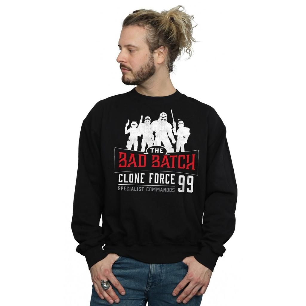 Star Wars Mens The Bad Batch Clone Force 99 Sweatshirt