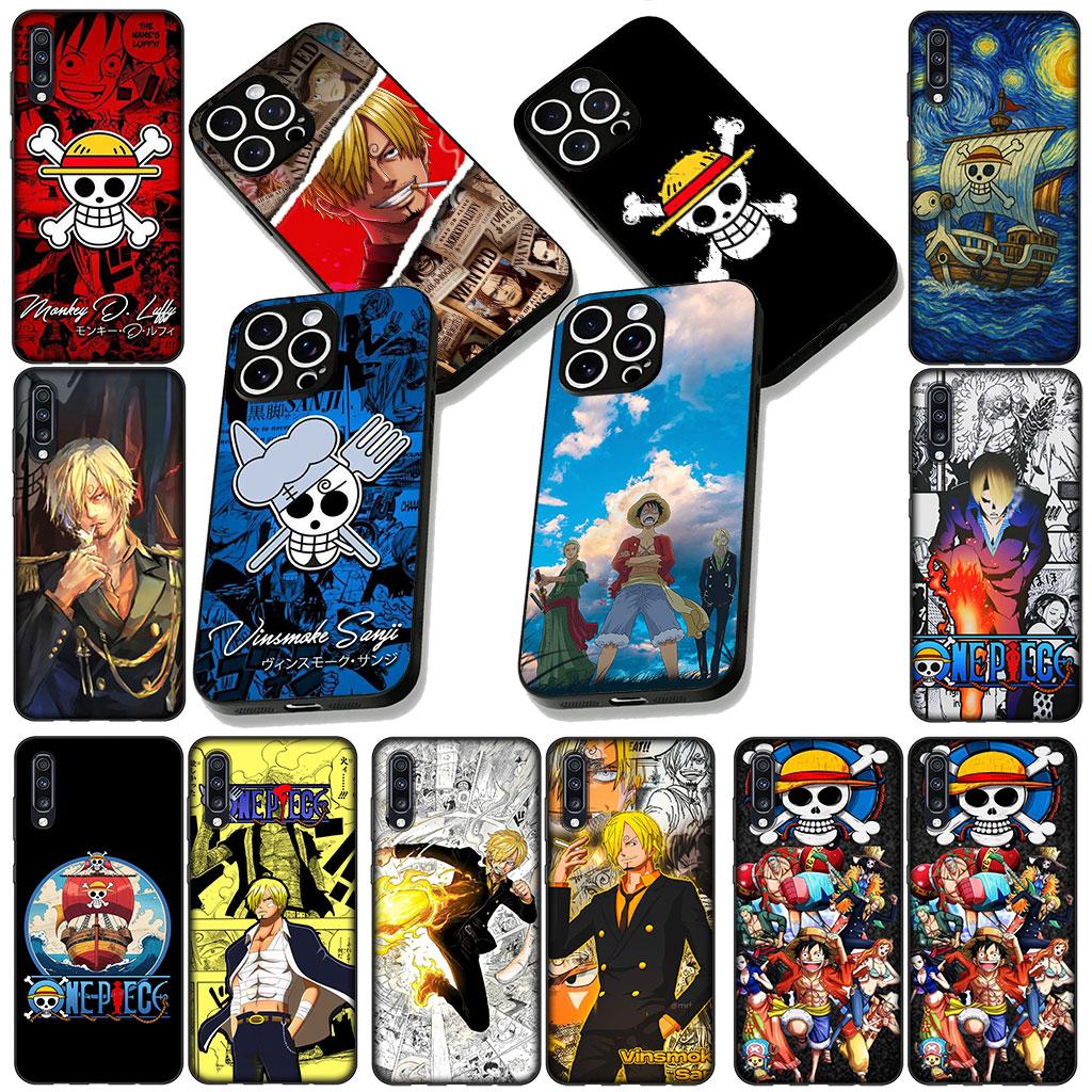 Soft Phone Cover for Samsung Galaxy A05 A06 A14 A50 A51 A52 A12 A13 A17 A70 A07 A25 A26 A56 A23 M53 Case Sanji One Luffy Pieces