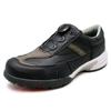 AL Men's Dial-Type Spikeless Golf Shoes, Waterproof, Non-Slip, Lightweight, Sizes 3E and 4E, Black, Size 27.0