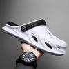 2024 Summer Men's Fashion Beach Sandals Thick Sole Slipper Waterproof Anti-Slip Sandals Flip Flops Non-slip Toe EVA Hole Shoes