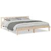 VidaXL Cadre de lit extra long sans matelas 200x220 cm bois massif pin, lit, meuble de chambre à coucher, lit en bois, lit 852454
