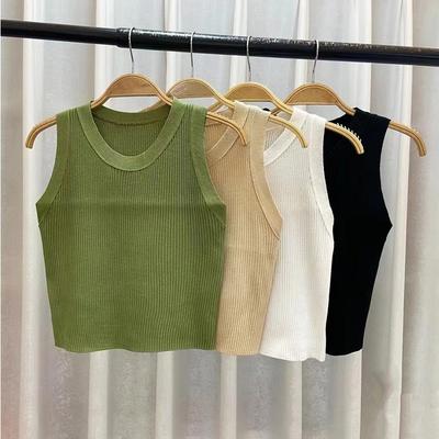 The New Summer Style of All Kinds of Cold Elastic Slimming I-vests for Women Halter Halter Sleeveless Tops To Wear