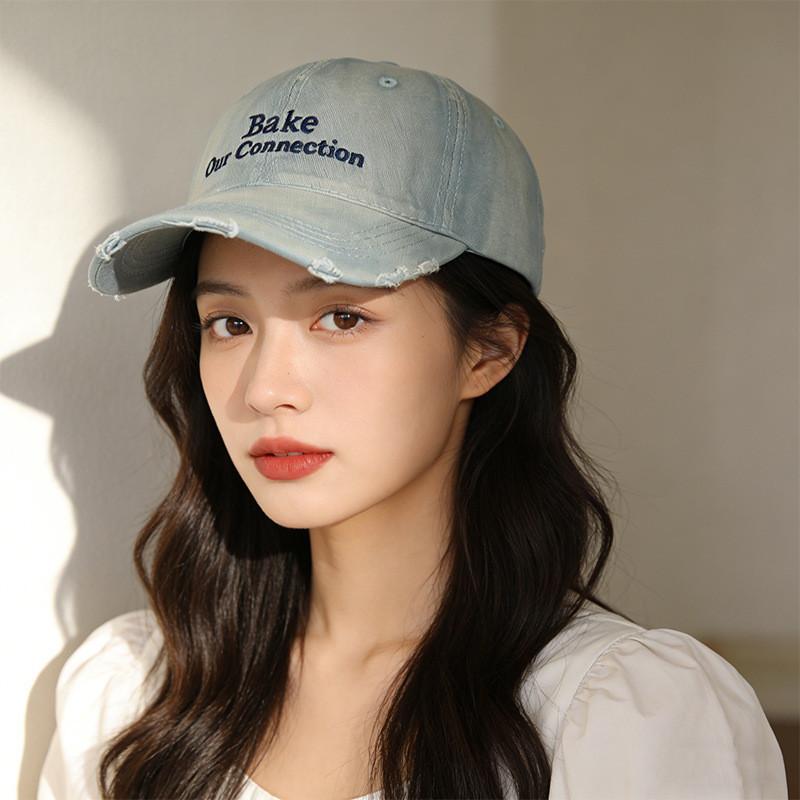 

Cotton Baseball Cap With Wide Brim Sunshade For Casual Outdoor Wear