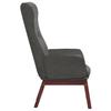 Relax Chair Dark Grey Fabric