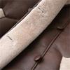 Women's Clothing Style Fashionable Hundred Combinations Belt Dual Color Fur Integrated Windbreaker Jacket