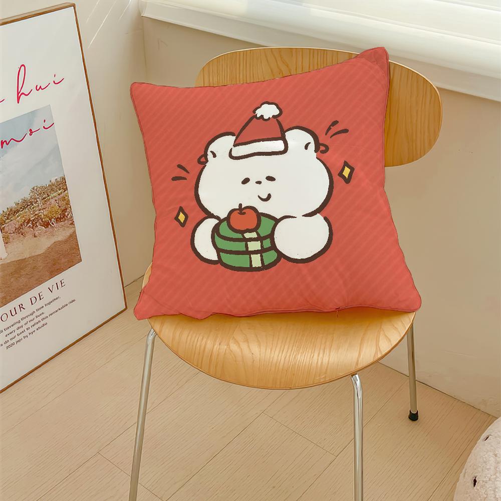 Christmas Cartoon Cute Kitten cushion cover Pillow Cover Decoration Room Home Sofa living Office Car Nordic Simplicity