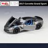 Maisto 1:24 Chevrolet Corvette Grand Sport Alloy Sports Car Model Diecasts Metal Racing Car Model Simulation Childrens Toy Gifts