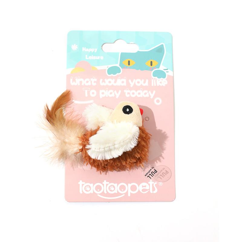 

Vocal Bird Simulation Feather Tail Electronic Pet Cat Toy Cat Bohe Fun Cat Toy Products Simulated vocal bird