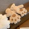 Cartoon Cute Bear Paw Cat Claw Plush Gloves Female Neck Girl Student Plush Thickened Cold Winter Cycling Tide