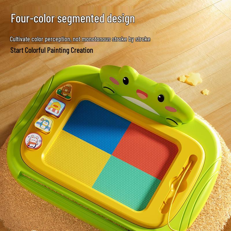 Large Magnetic Children's Drawing Board - Colorful, Erasable Doodle Table for Home