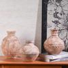Grobkeramik Blumenvase Handgefertigtes Keramikgefäß Blumenarrangement Zubehör Vasen Blumentopf Heimdekoration