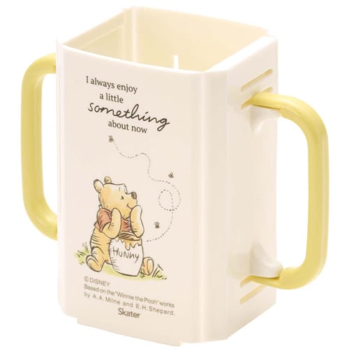 SKATER Paper Pack Beverage Holder Folding Handle Two Hand Mug Winnie the Pooh Picnic DHP2