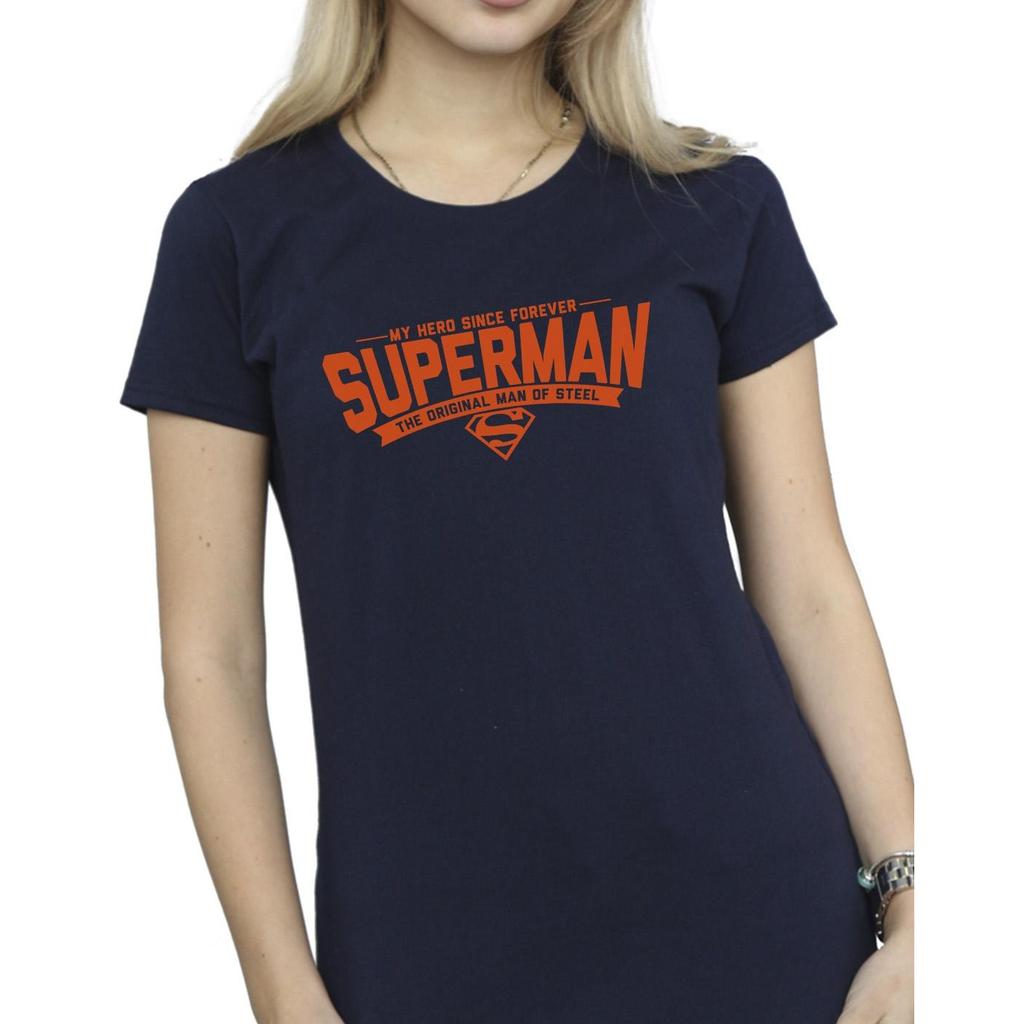 DC Comics Womens/Ladies Superman Hero Dad Cotton T-Shirt