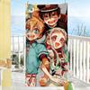 Anime T-Toilet Bound H-Hanako K-kun Asciugamano Sportivo Asciugatura Rapida Attrezzatura da Viaggio Campeggio Anti-Sabbia Morbido Leggero Grande Asciugamano da Spiaggia