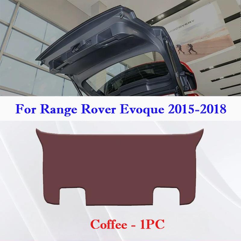 For Land Rover Range Rover Evoque L 2015-2026 Car Trunk Door Leather Anti Kick Pad Tailgate Protective Mat Interior Cargo Liner
