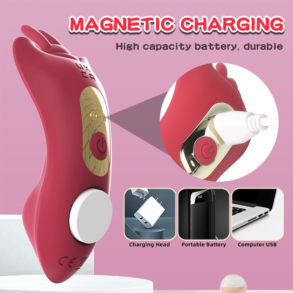 Vibrator Wearable Butterfly Bluetooth APP Clitoris Stimulator G-spot Massager Wireless  Wearable Panty Vibrator Couple Intimate Sex Toys For Women