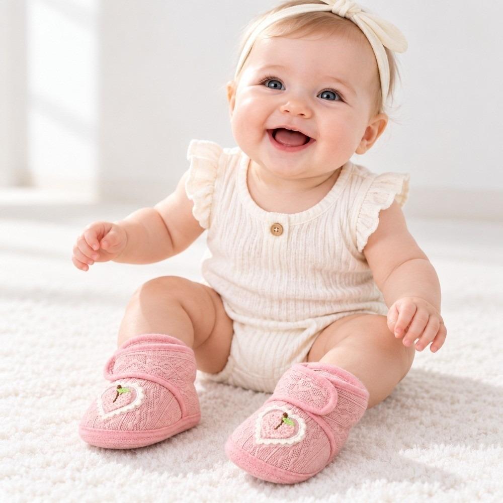 Warm Newborn Baby Shoes Winter Infant First Walking Shoes Durable Baby Footwear