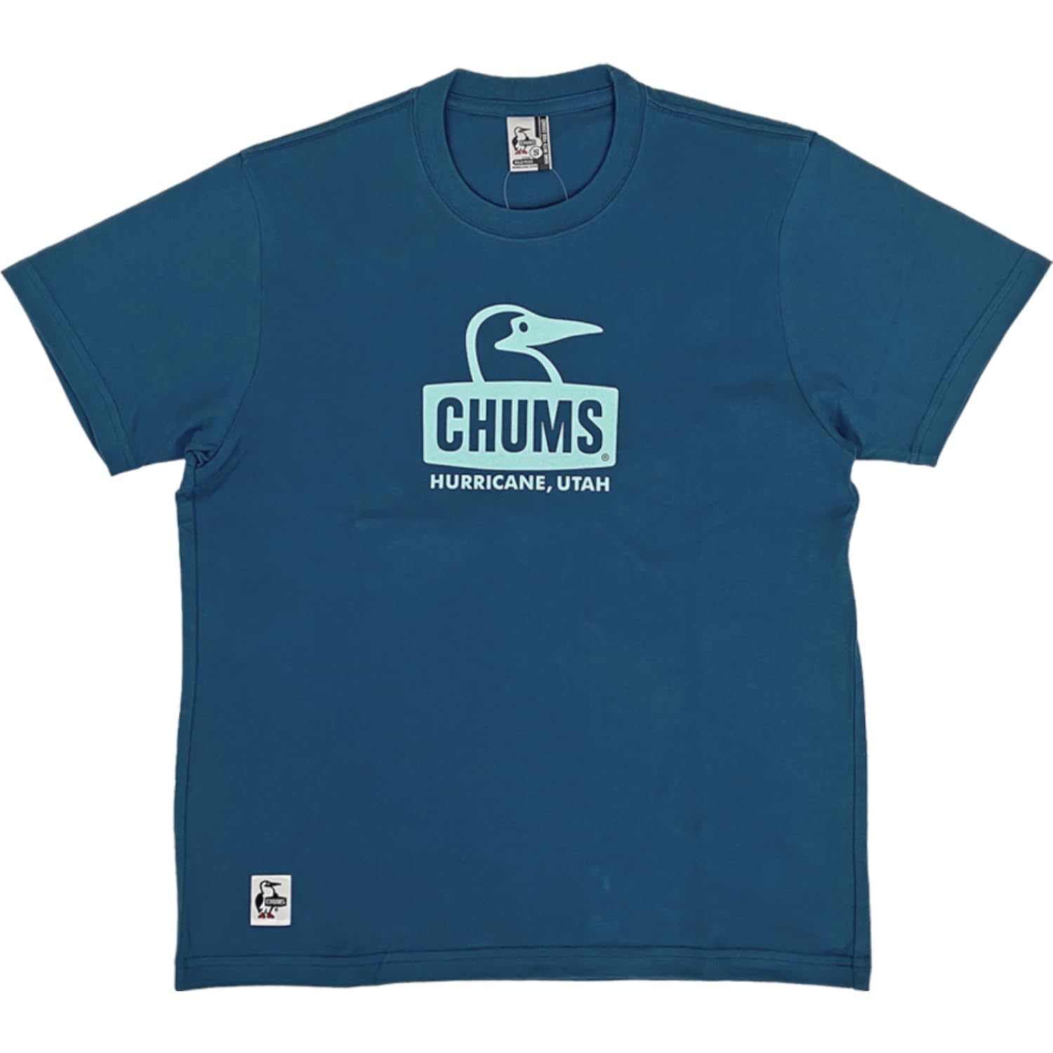 

Booby Face Short Sleeve USA Cotton Booby Face [Chums] T-Shirt CH01-2278 (M, T001 Teal)