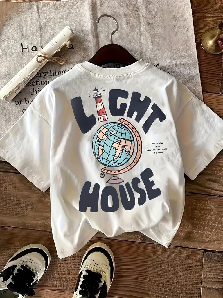 Cartoon 100% Cotton Graphic Tee Women's Retro T-Shirt Loose Comfortable Crew Neck Short Sleeve Top Vintage Shirt Summer