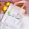 Ząb i dentysta graficzna torba na zakupy torebka bolso torba na zakupy wielokrotnego użytku boodschappentas string ecobag net custom