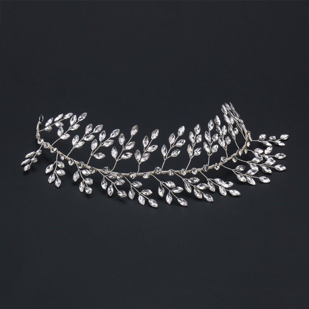 Handmade Bridal Headband Rhinestone Wedding Headpieces Wedding Hair Accessories  Gift for Women