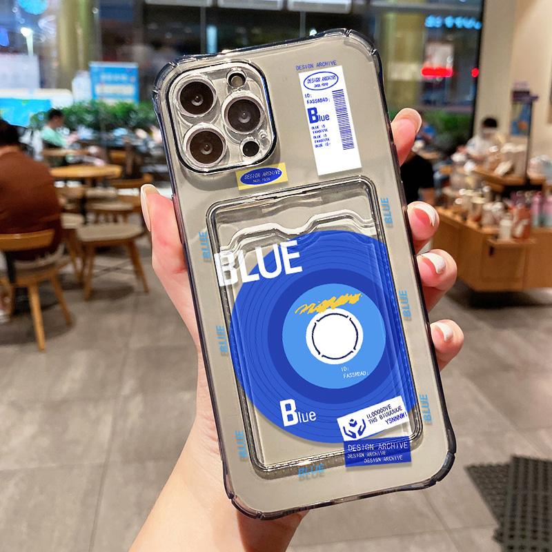 

Чехол-карточка для iPhone 11 13 XR 15 14 Pro Max iPhone 12 16 7 8 Plus XS Max Samsung S24 S23 A15 A55 A05 A54 Redmi 12 13C 13 9 с защитой от мультфильмов iPhone XS Max серый