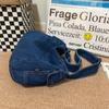 Denimveske Ensfarget Dame Skulderveske Crossbody-veske