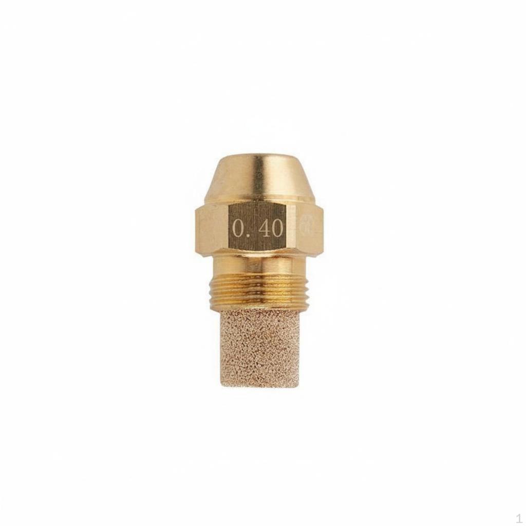 60 Degree Burner Nozzle Fine Atomization Biofuel Propellant Precision Machined Spray