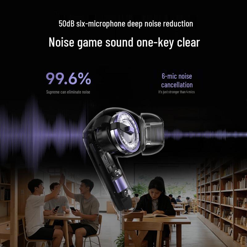 QCY N20 In-Ear Aktive Geräuschunterdrückung Kabellose Bluetooth-Ohrhörer