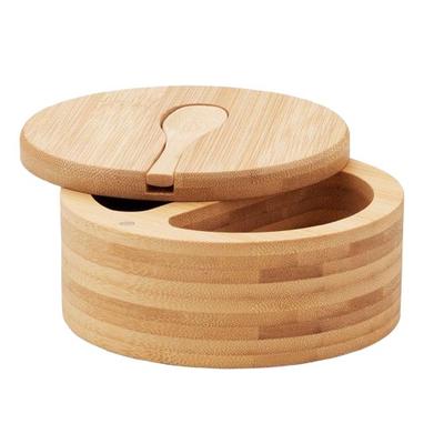 Bamboo Salt & Pepper Box